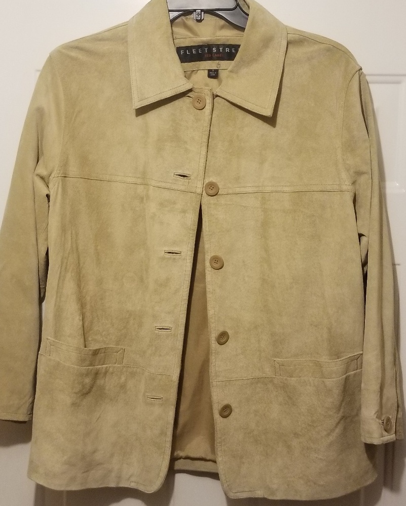 Fleet Street Genuine Leather Jacket - Small